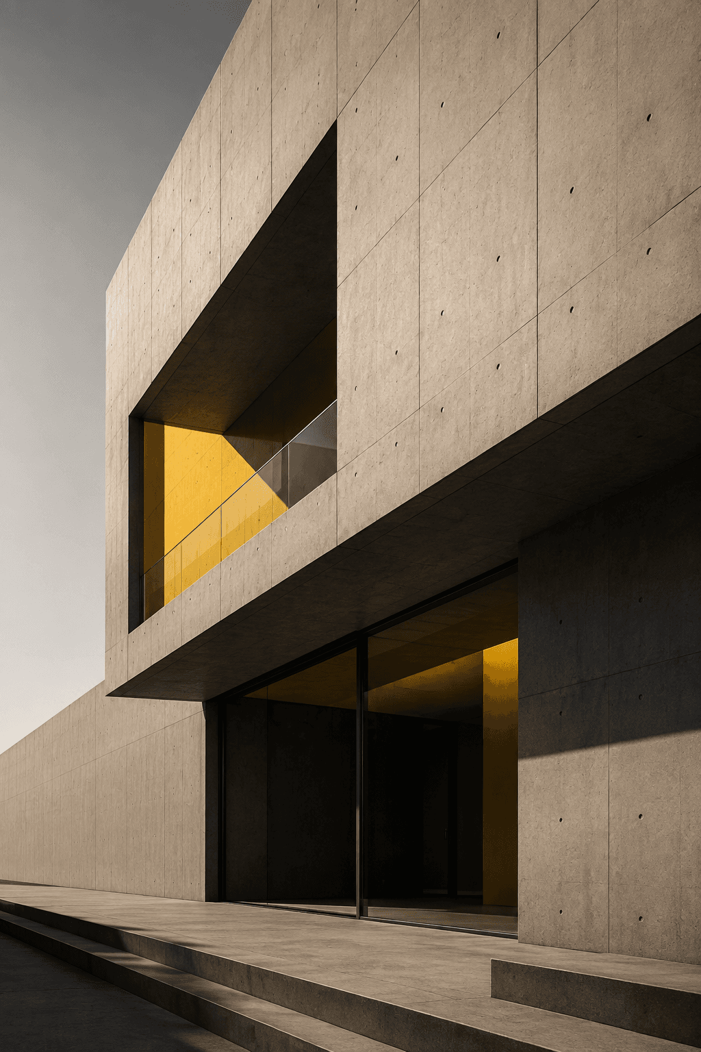 Arquitectura minimalista como imagen de diseno web