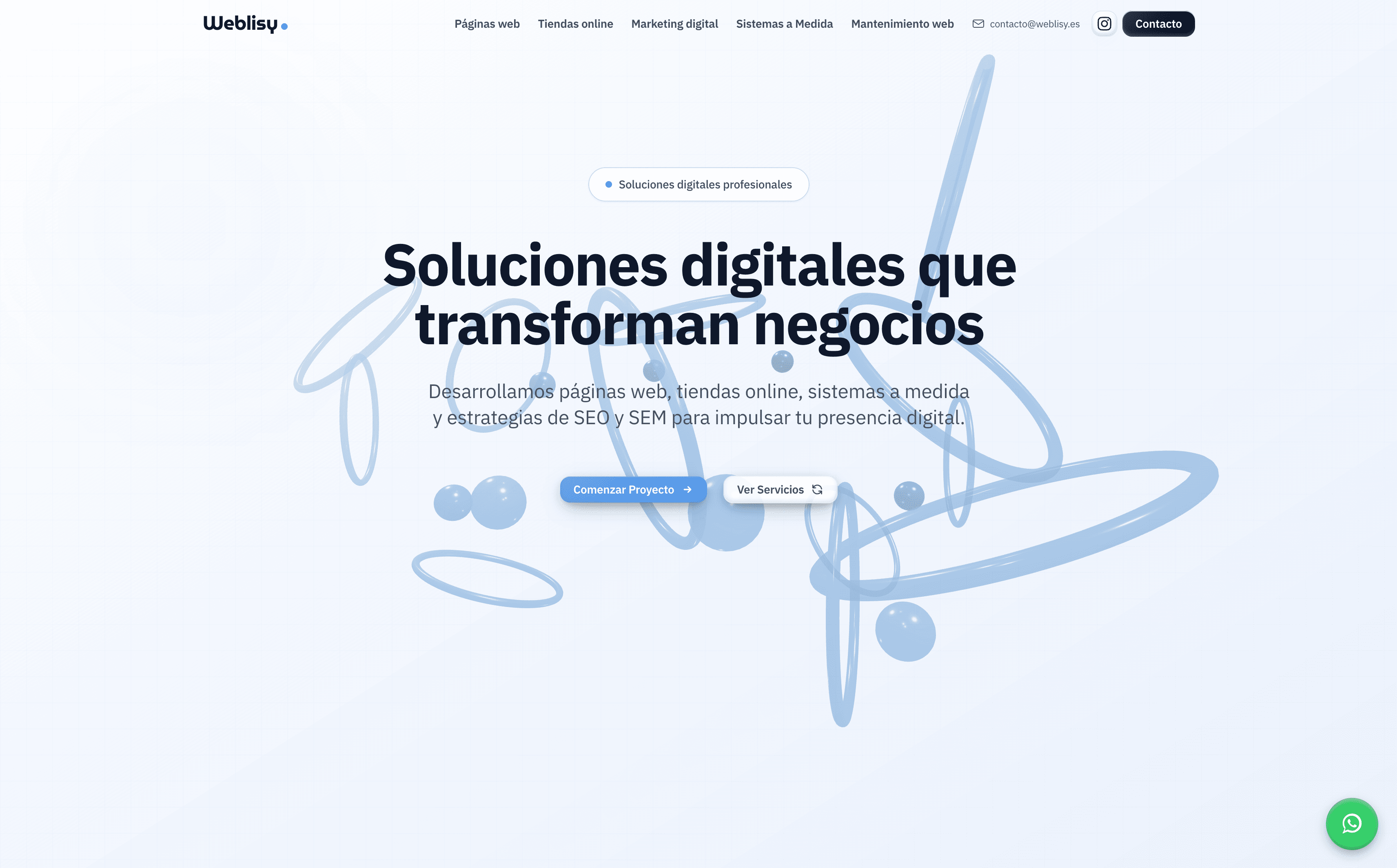 Desarrollo web y presencia digital — proyecto GoPrime Digital, España